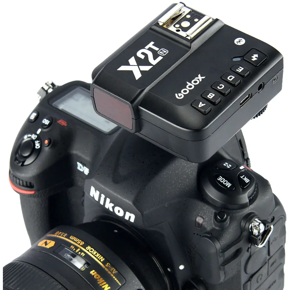 Godox X2 X2T 2 4 ГГц TTL беспроводной bluetooth триггер 1/8000s HSS для Nikon V1 TT685C TT350C V860II C TT600 AD200
