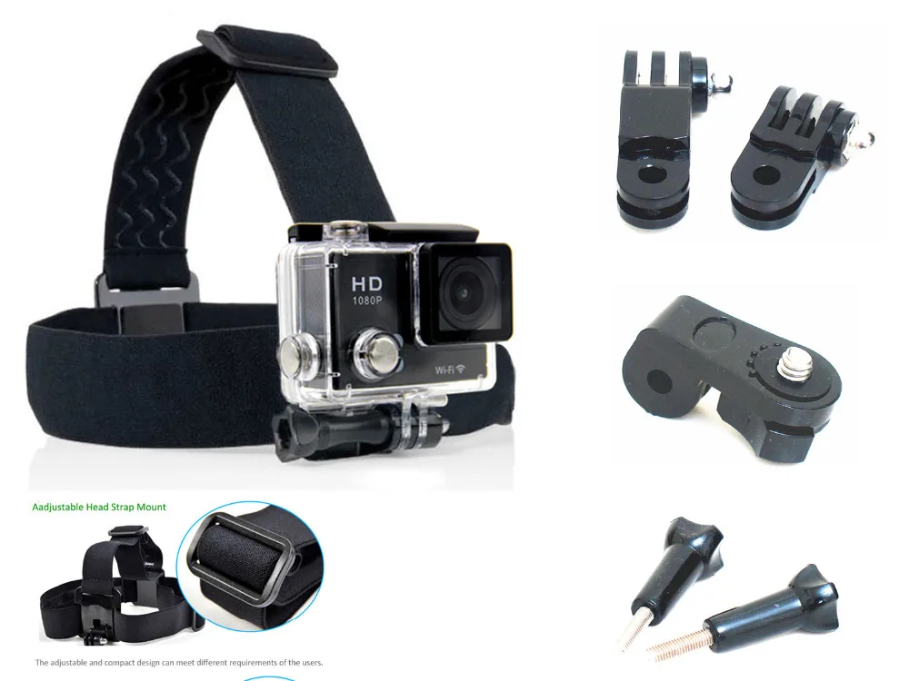 Крепление на голову для Veho MUVI KX 1 K X2 K2S K2 K1 VCC 006 Mobius 2 mini Dazzne P2 P3 DZ P3|head mount strap|mount strapmount
