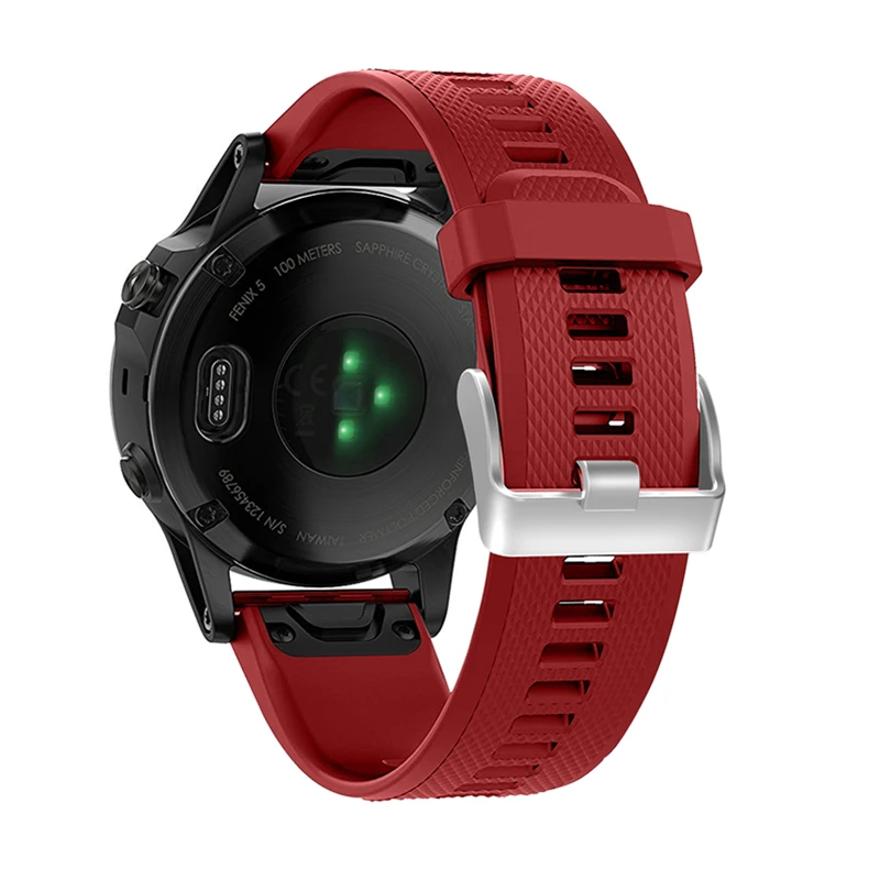 

Bemorcabo 22mm Silicone Watch Straps for Garmin Fenix 5 GPS/Forerunner 935 Quick Release Easy Fit Strap Band Bracelet 11 Colors