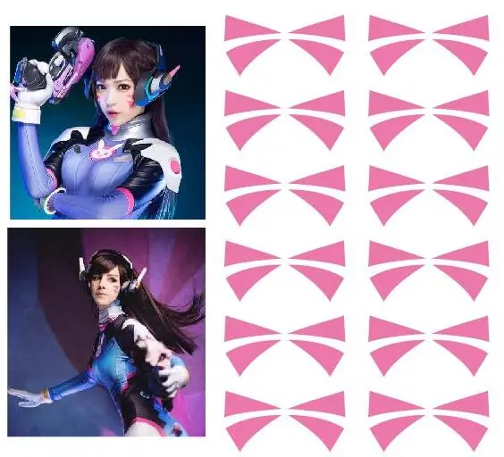 Оптовая продажа DVA над D. va татуировка для dva Временные татуировки Косплей Костюм