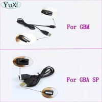yuxi for gba sp usb power supply charging charger cable for nintend game boy micro for gbm console
