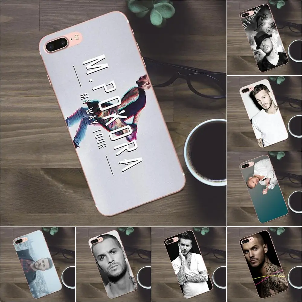 Bixedx M Pokora матовый чехол для Apple iPhone X 4 4S 5 5C SE 6 6S 7 8 Plus Galaxy A3 A5 J1 J2 J3 J5 J7 2017 мягкие чехлы