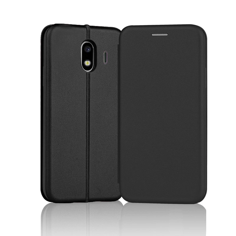 Кожаный чехол YueTuo, чехол, чехол для samsung galaxy j4 j 4, откидной Чехол 5,5 дюйма, чехол-книжка, слот для карт, магнитный чехол s 360