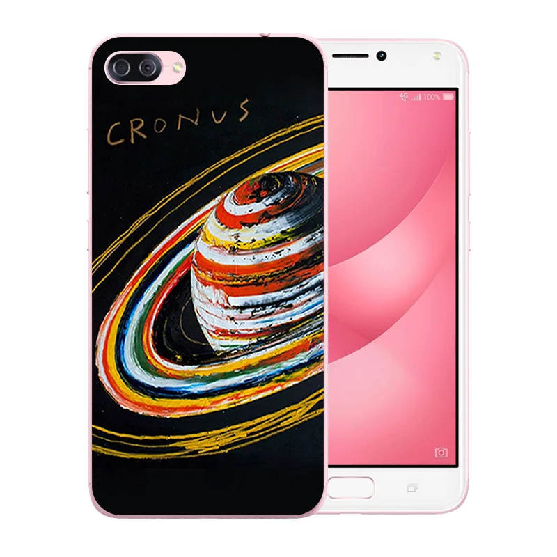 Чехол для телефона Asus ZenFone 4 Max ZC554KL Space Moon Pattern задняя крышка из ТПУ силикона