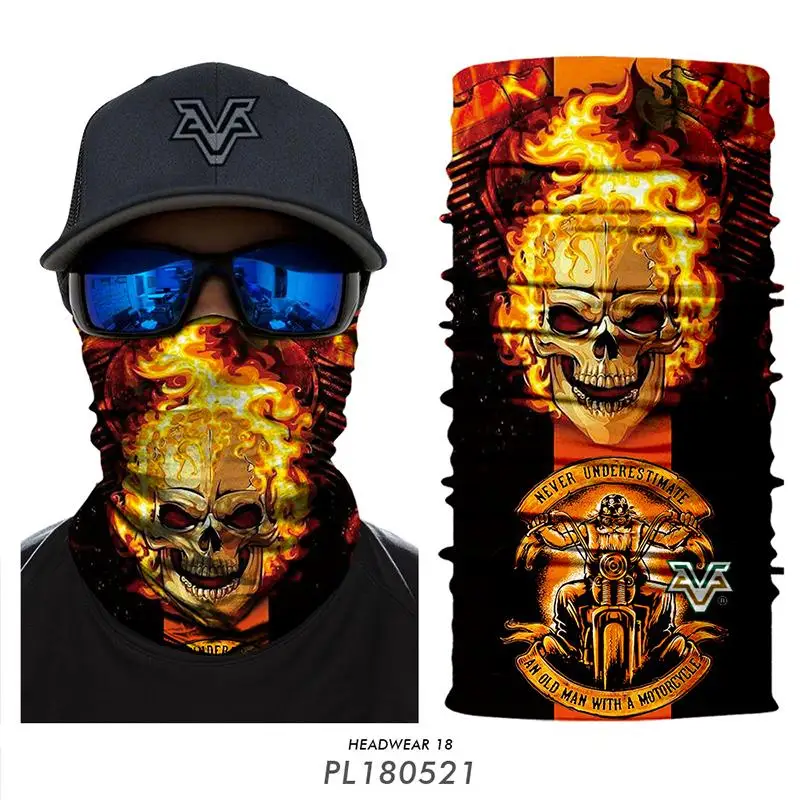 3D мотоциклетная Ciclismo Шейная повязка Harley Bandana Valentino Rossi 46 маска для лица на голову