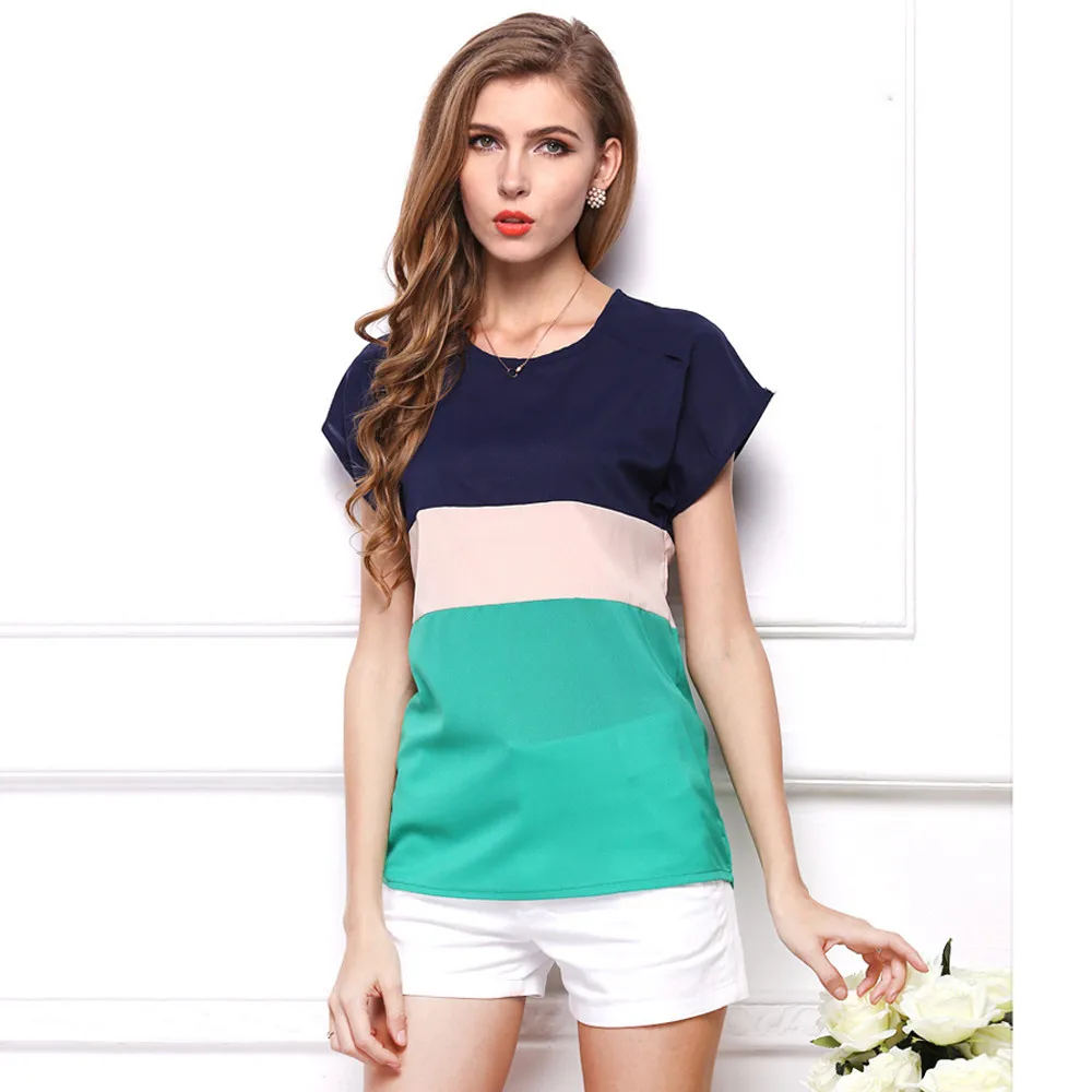 Blusas женские блузки размера плюс XXXL Повседневная Свободная летняя шифоновая