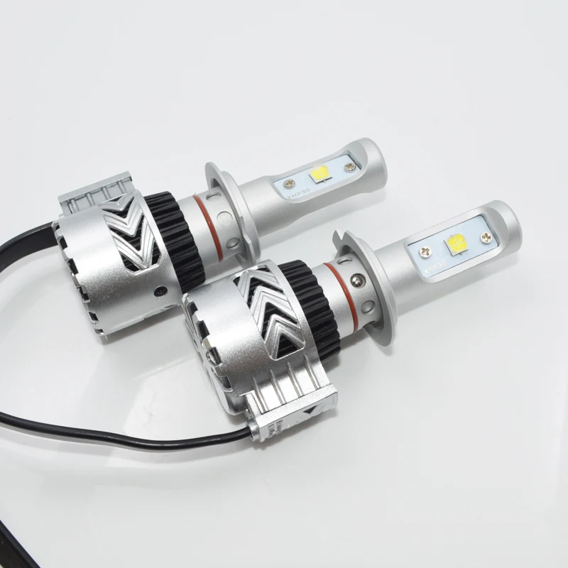 Фар автомобиля H7 LED 72 Вт супер яркий 12000LM LED автомобильных фар Светодиодные лампы источник света