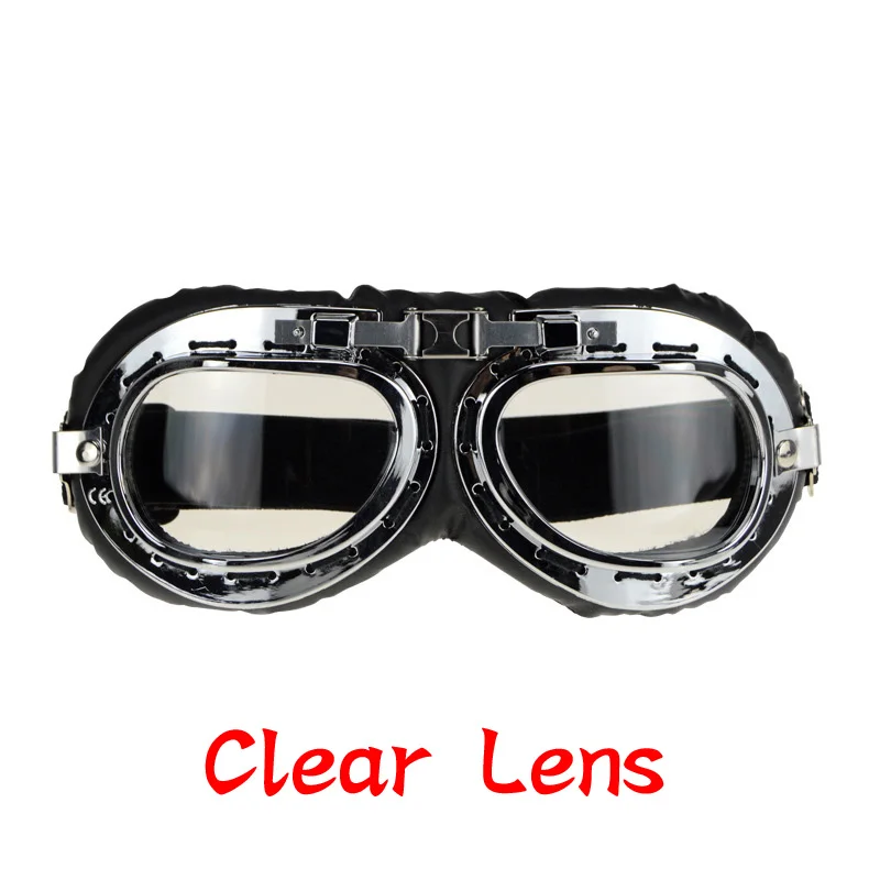 Второй мировой войны Винтажный стиль moto rcycle gafas moto cross moto Goggle очки для скутера очки Авиатор Пилот круизер - Цвет: a1