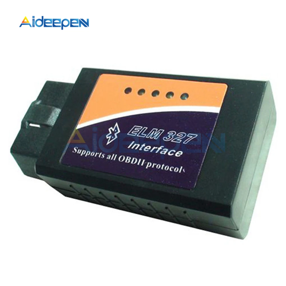 ELM327 OBD2 Bluetooth V1.5 автомобильный диагностический инструмент ELM 327 OBD II сканер для Android/IOS/Windows 12 В
