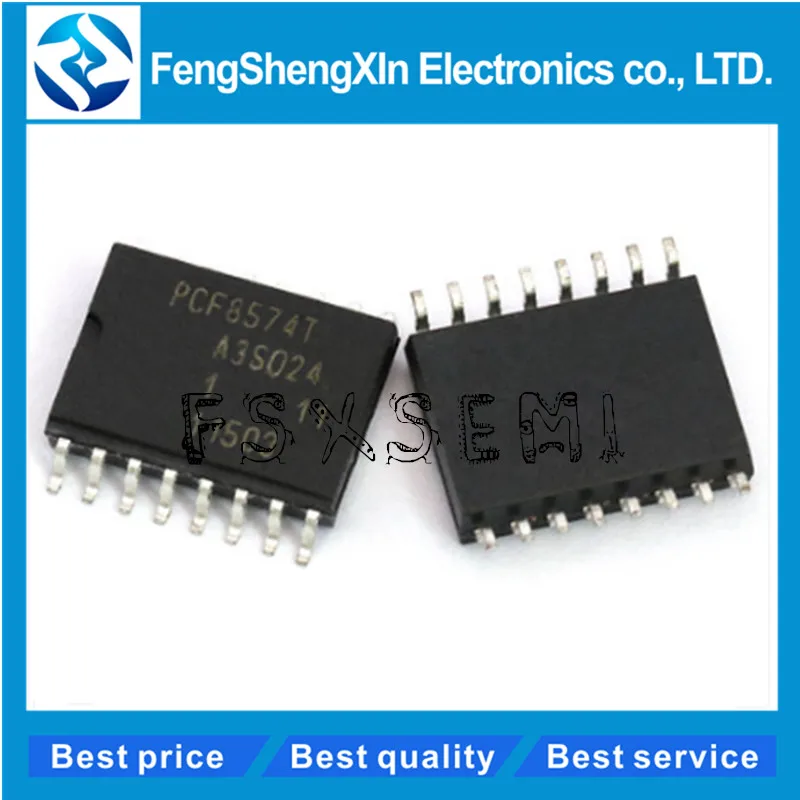 100pcs/lot PCF8574T PCF8574 Remote 8-bit I/O expander for I2C-bus SOP-16