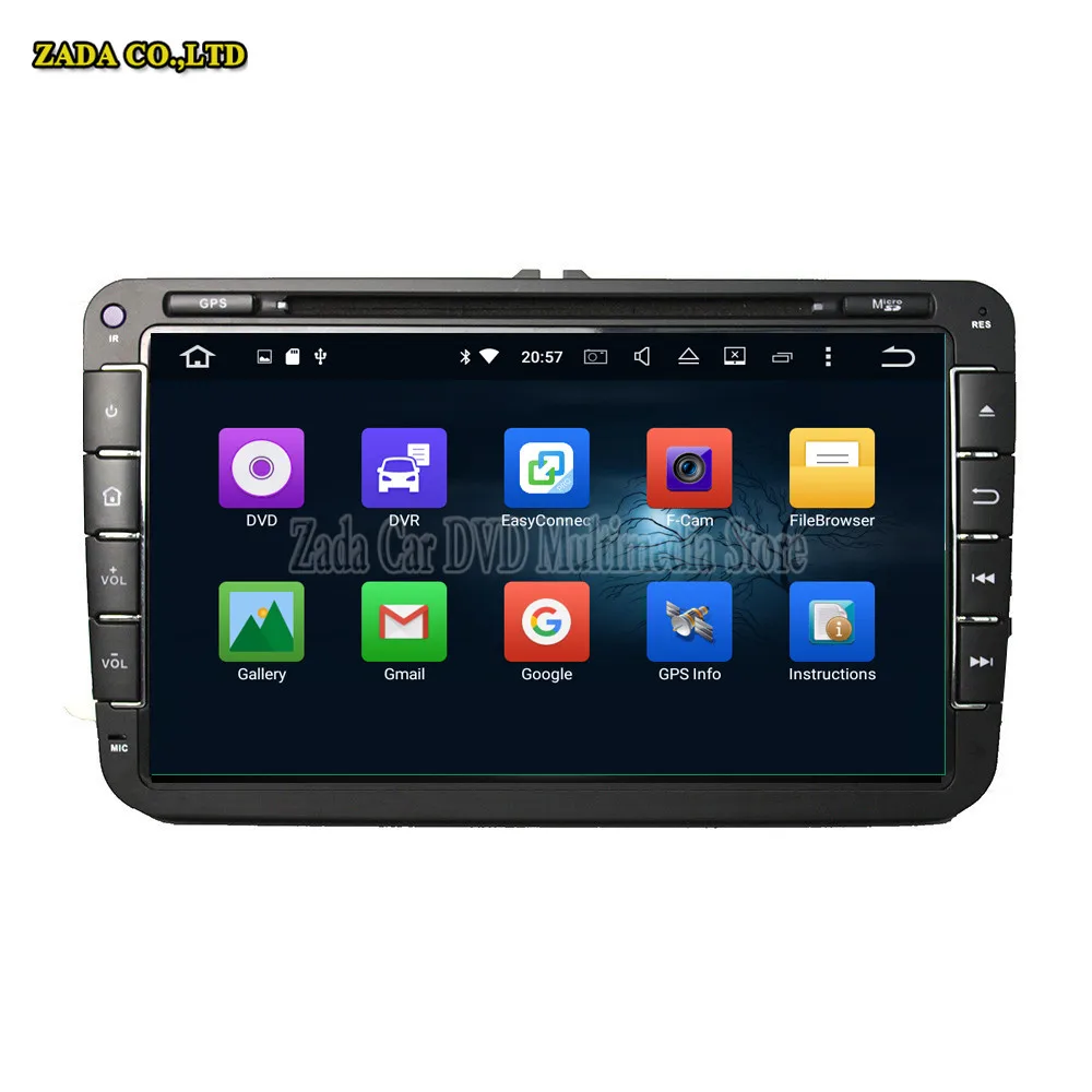 NAVITOPIA 4 Гб + 64 автомобильное радио для VW MAGOTAN/Caddy/Passat/Sagitar/Tiguan/Touran/Jetta/Seat/CC/Polo/Golf 6|car