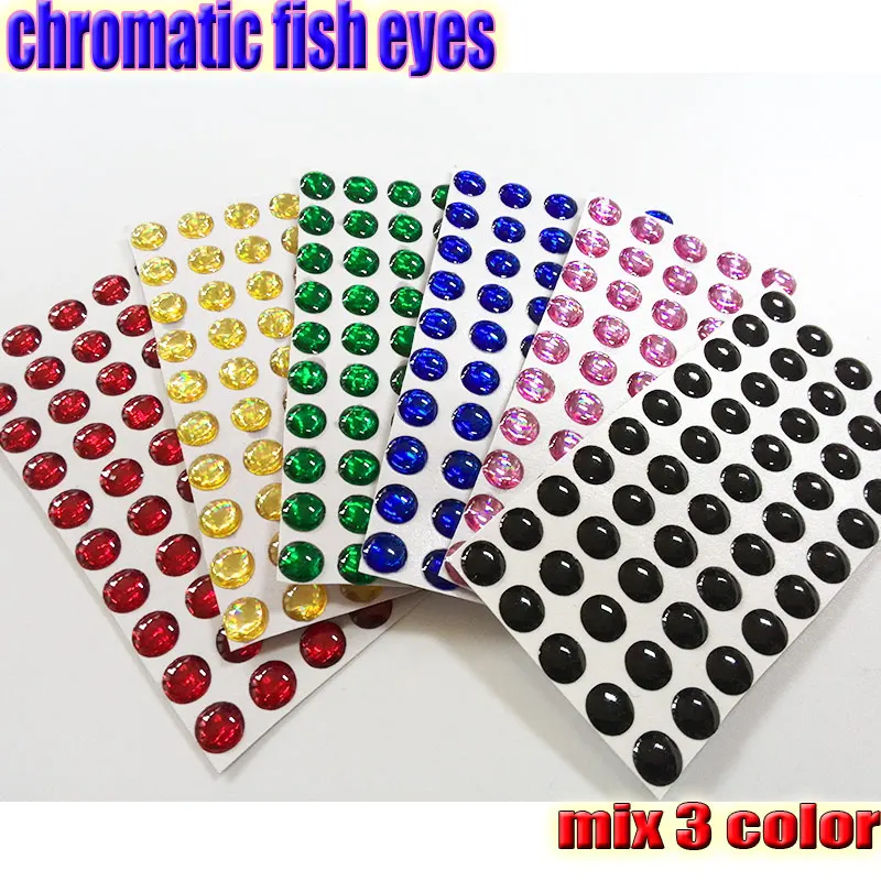Фото 2018 рыболовные однотонные глаза 4 мм 5 6 8 10 хроматические разных - купить