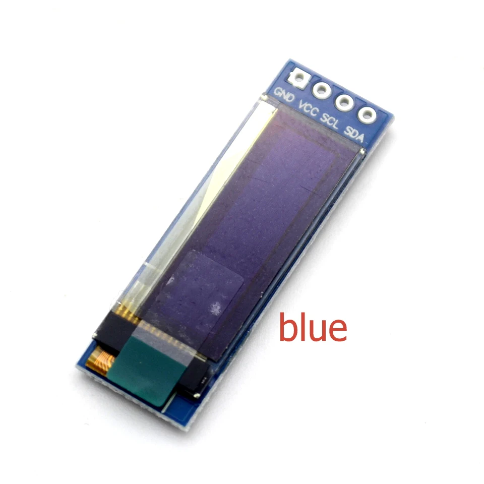 0.91 inch blue 0,91/0,96/1,3 дюймов синий белый IIC Связь модуль oled-дисплея/ЖК-дисплей экран последовательный порт - Цвет: 0.91 inch blue
