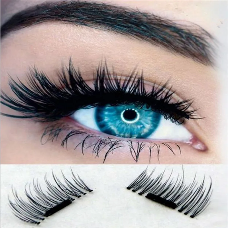 Волшебные Reusable-Magnet-Sheet-For-3D-Magnetic-False-Eyelashes-Extension-Handmade ресницы 10 шт. | Красота и