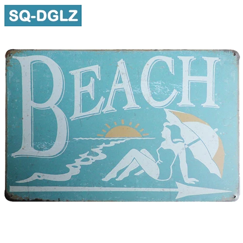 [SQ-DGLZ] Горячая ванная комната металлический знак Ретро Декор для стены магазина винтажные изделия из металла домашний декор живопись таблички художественный плакат - Цвет: 0686