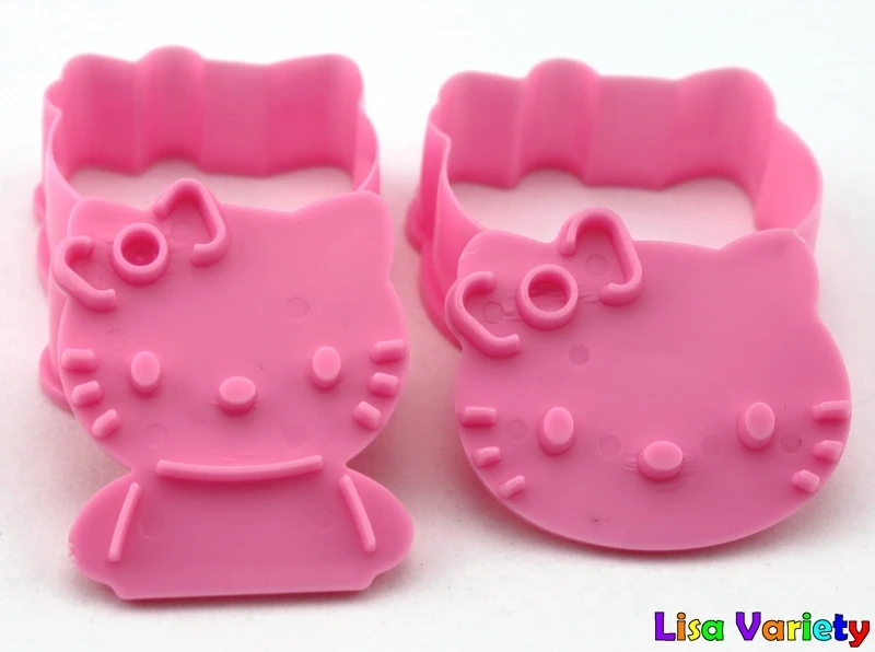 Бесплатная доставка 3 комплекта Микки Винни hello kitty Формочки плесень|mold flower|molded