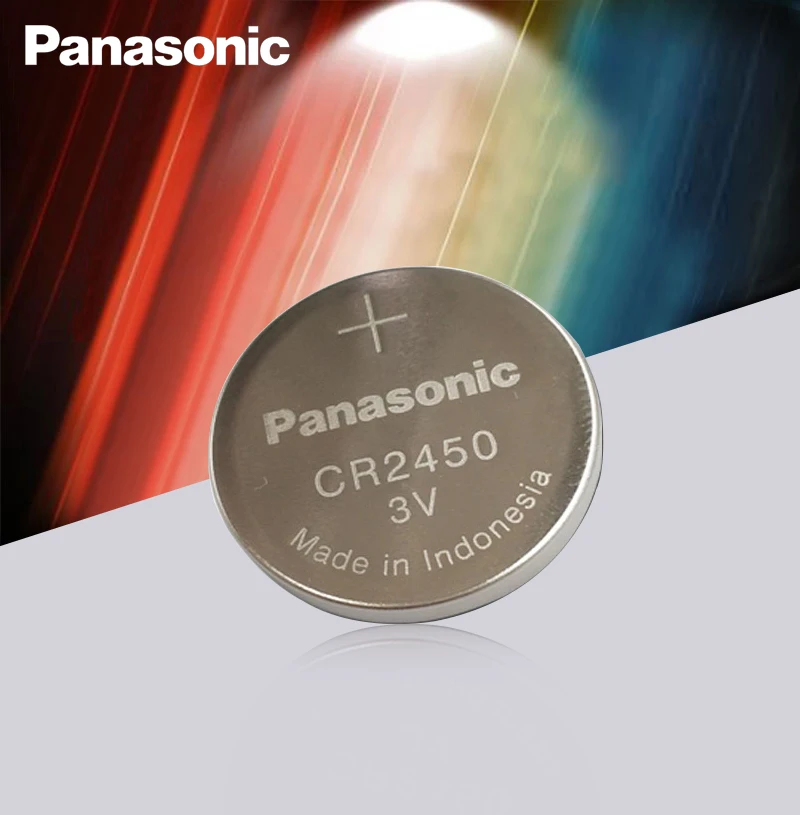 3 шт. новый оригинальный Panasonic CR2450 CR 2450 3V литиевая батарея таблеточного типа