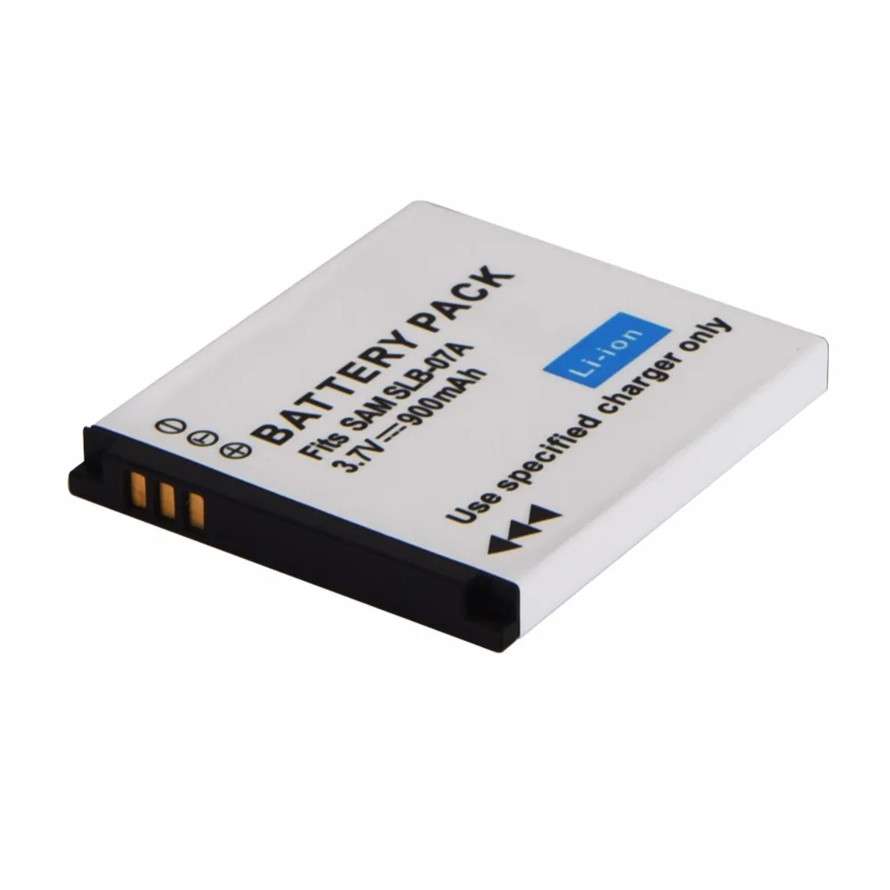 1 шт. 900 мА/ч SLB 07A запасные батареи для камеры Samsung ST45 ST50 ST500 ST550 ST600 PL150 камеры|camera battery