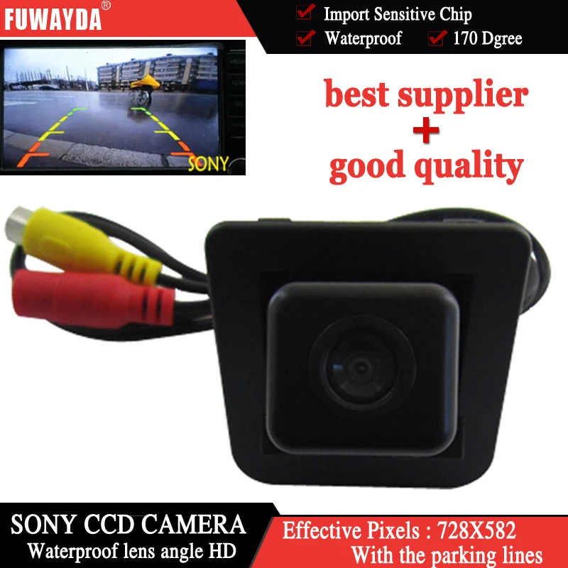 

Автомобильная камера заднего вида FUWAYDA для SONY CCD Chip для Mercedes-Benz S-Class GLK300 GLK350 с направляющей линией HD