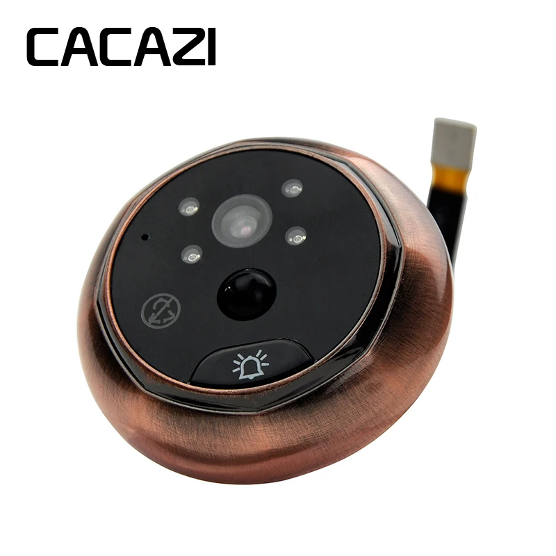 2 4 дюйма голосовой домофон дверной звонок с функцией записи камера глазок экран