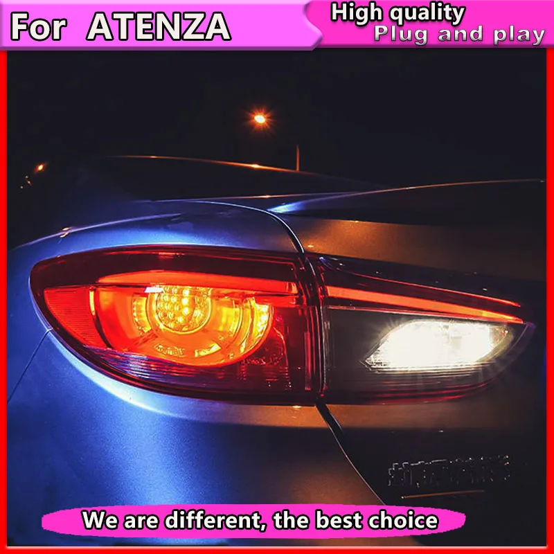 Автостайлинг для Mazda Atenza 6 задсветильник s 2014 2017 светодиодный задний фонарь DRL +