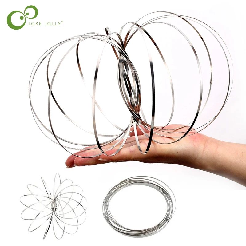 Новая Flowtoy Amazing Flow Ring Toys кинетическая Весенняя игрушка забавная уличная игра