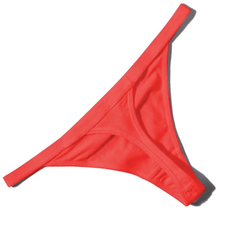 Sexy panties women underwear black Cotton briefs thongs and g strings female underpants ladies Low Waist Seamless Red Lingerie | Женская
