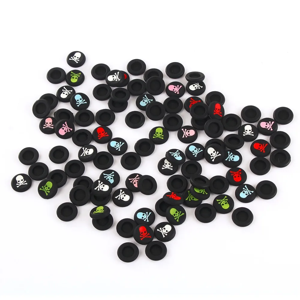 100 шт силиконовый аналоговый контроллер Thumb Stick ручки крышки для Xbox PS3/PS4/Xbox360