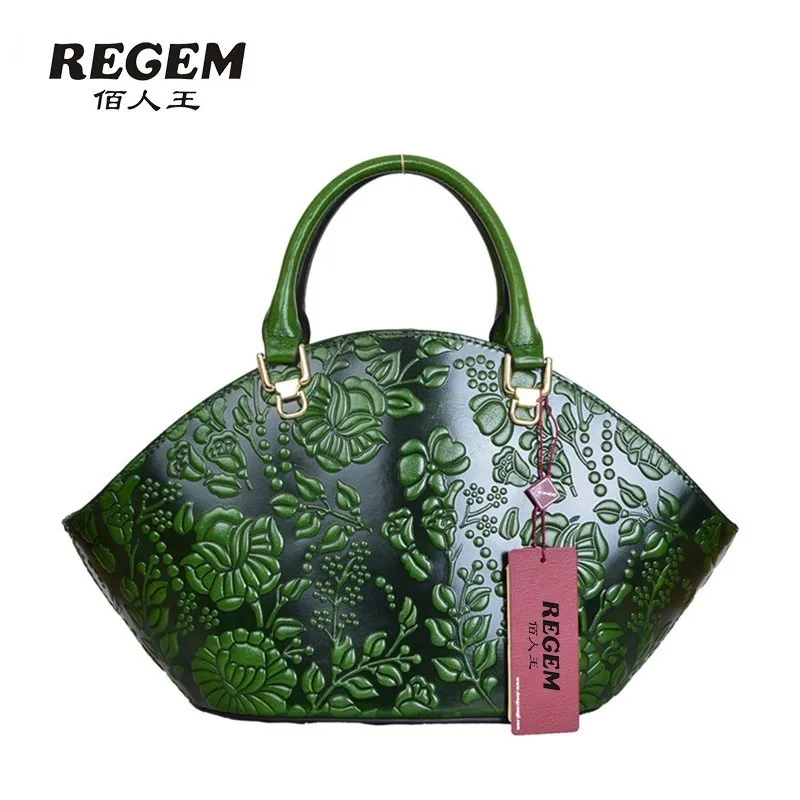 REGEM The new portable Fashion Shoulder Chinese retro package business casual Bag wind |