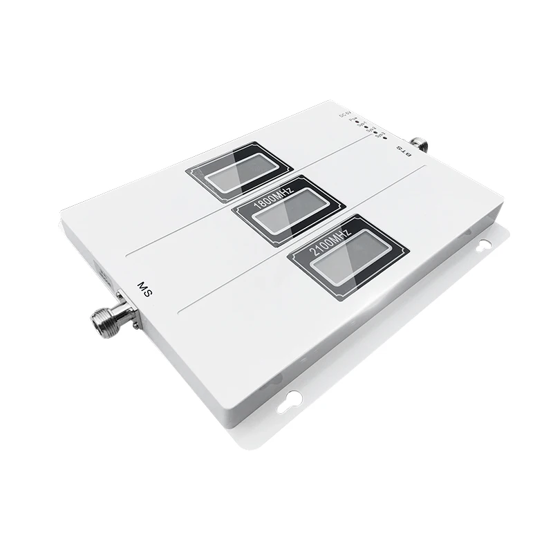 Трехдиапазонный ретранслятор сотового сигнала Walokcon 2G 3G 4G GSM 900 DCS/LTE 1800 WCDMA/UMTS 2100 МГц