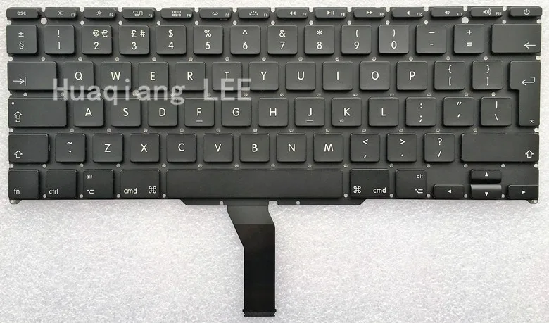 100% Новый оригинальный Россия Клавиатура для Macbook Air 11 &quotA1370 A1465 английская