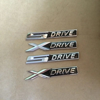 1 х Черная металлическая хромированная 3d эмблема Xdrive X drive Sdrive S наклейка для 3 4 5 6 7