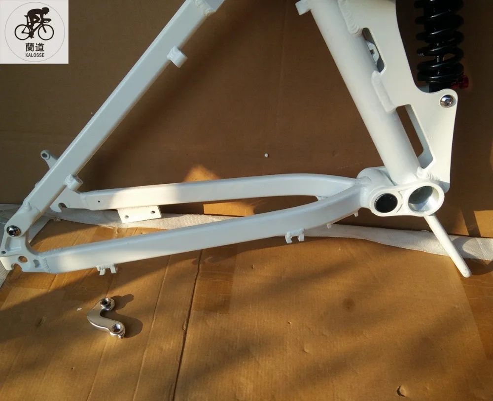 Kalosse 26er DIY electric bike frame full suspension 160mm rear hubs 26*17inch folding | Спорт и развлечения