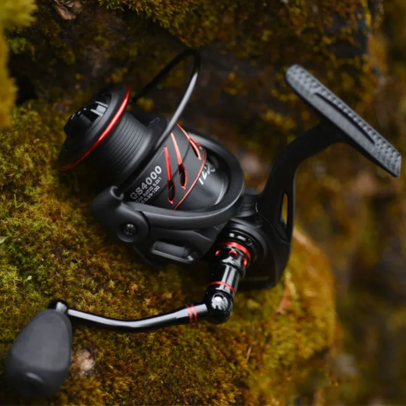 

Spinning With Metal Spool Reel Stainless Steel Legs Metal Handle GS2000-7000 Smooth Sea Carp Saltwater Fishing Reels Metal
