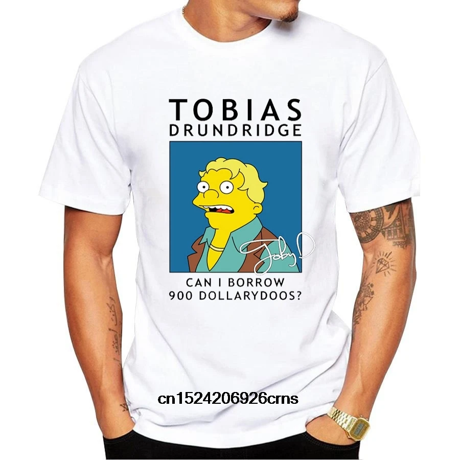 Лето для мужчин FunnyTobias Can I Borrow 900 Dollarydoos Футболка с принтом модная новинка короткий