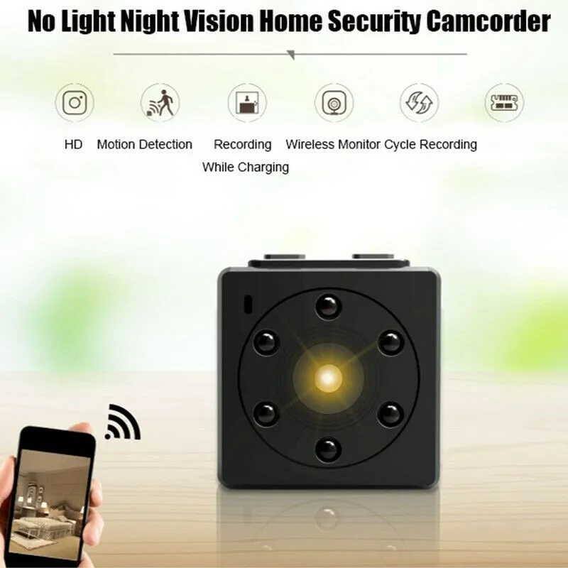 Беспроводная инфракрасная камера ночного видения Camsoy Mini с Wi-Fi 1080P HD IP детектор
