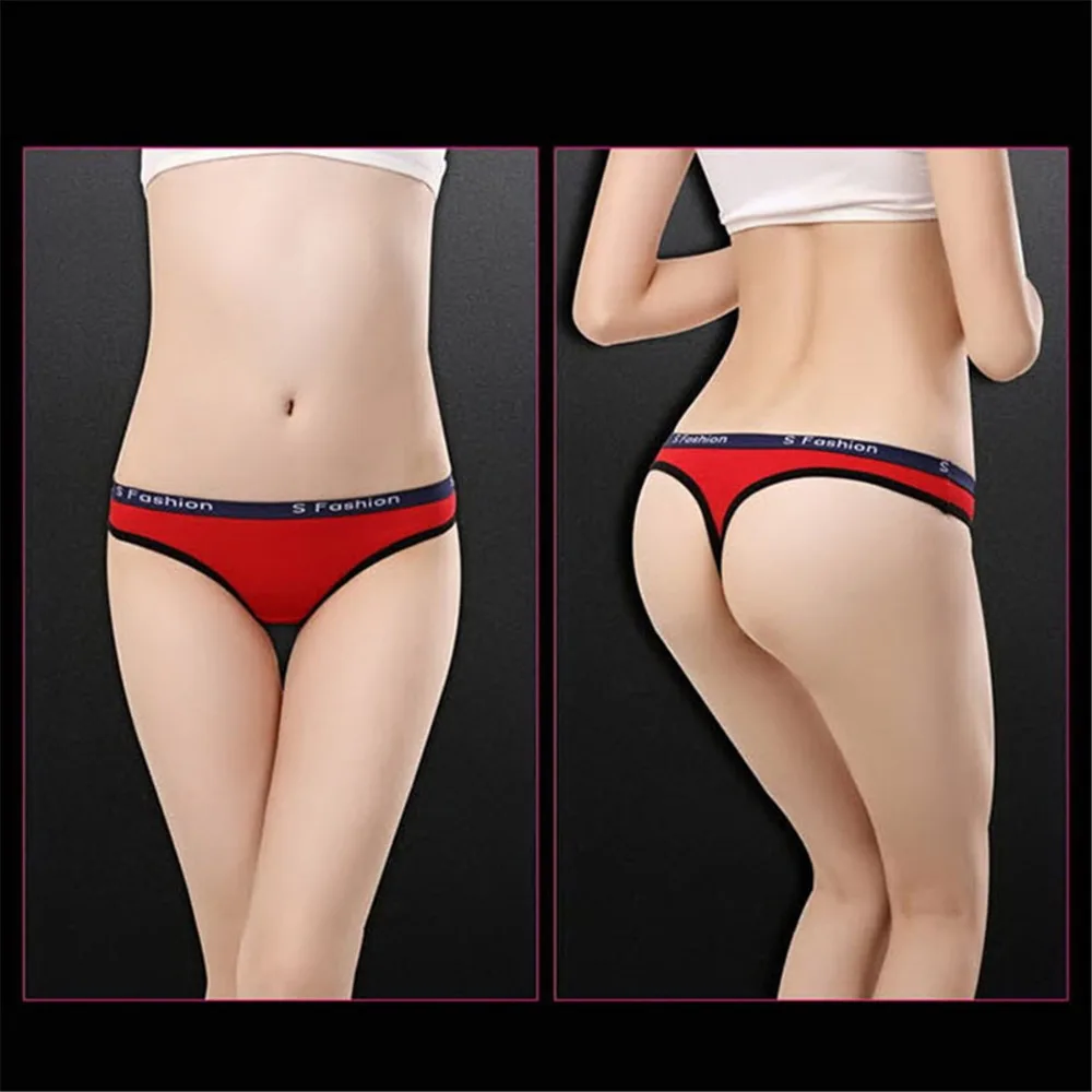 Sexy panties women G String Thongs Low Rise Tanga Briefs Panties Ladies' Seamless Lingerie Female Underwear Strings | Женская одежда