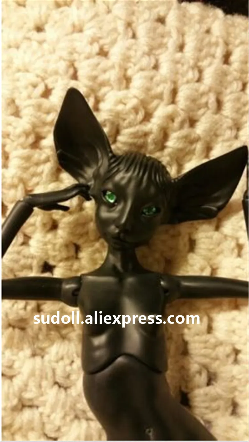 SuDoll 1/4 bjd кукла куклы шар шарнирная кукла черная кошка со свободными глазами