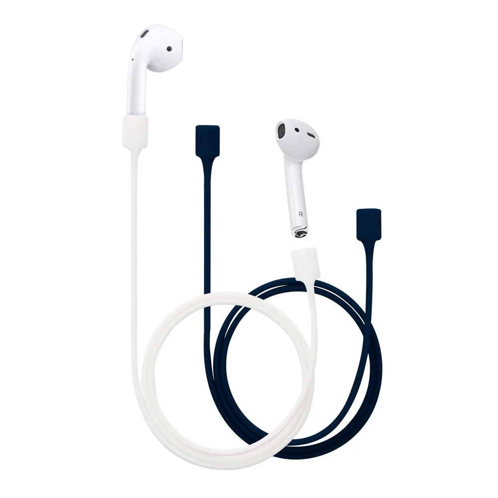 Легкий красочный чехол на ремешке силиконовый кабель для Apple Airpods | Электроника