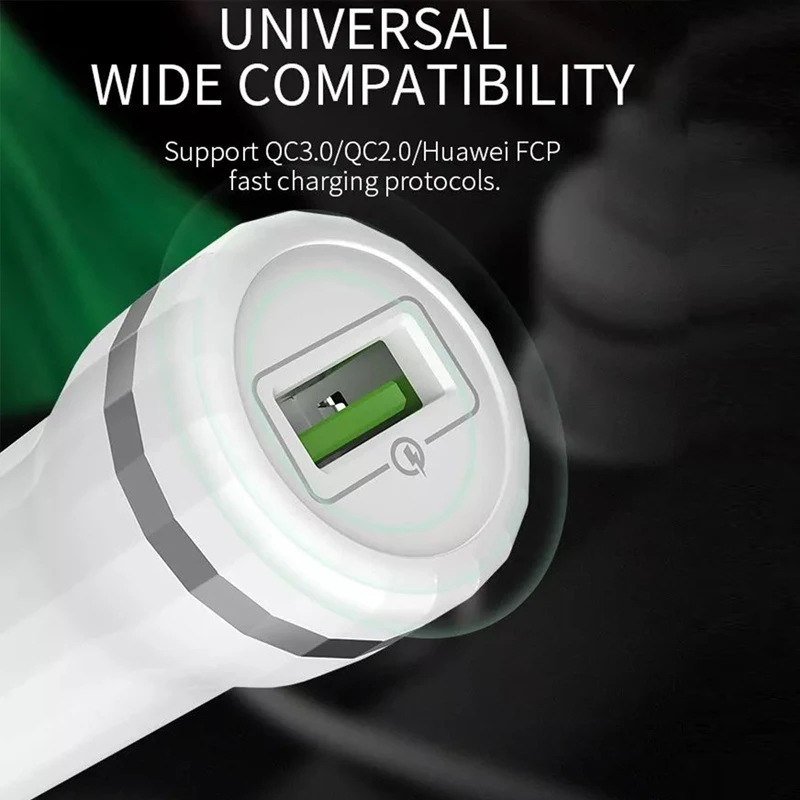 Автомобильное зарядное устройство HOCO Mini Quick Charge 3 0 18 Вт быстрая зарядка QC