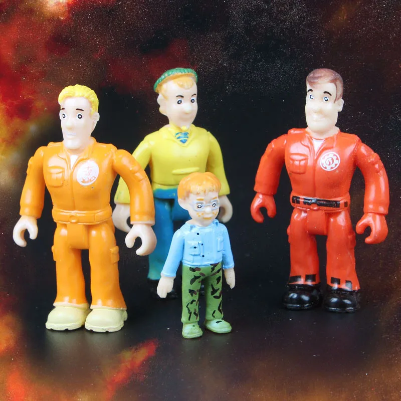 10 предметов в партии Пожарный Сэм фигурка игрушки мультфильм своих человека ПВХ