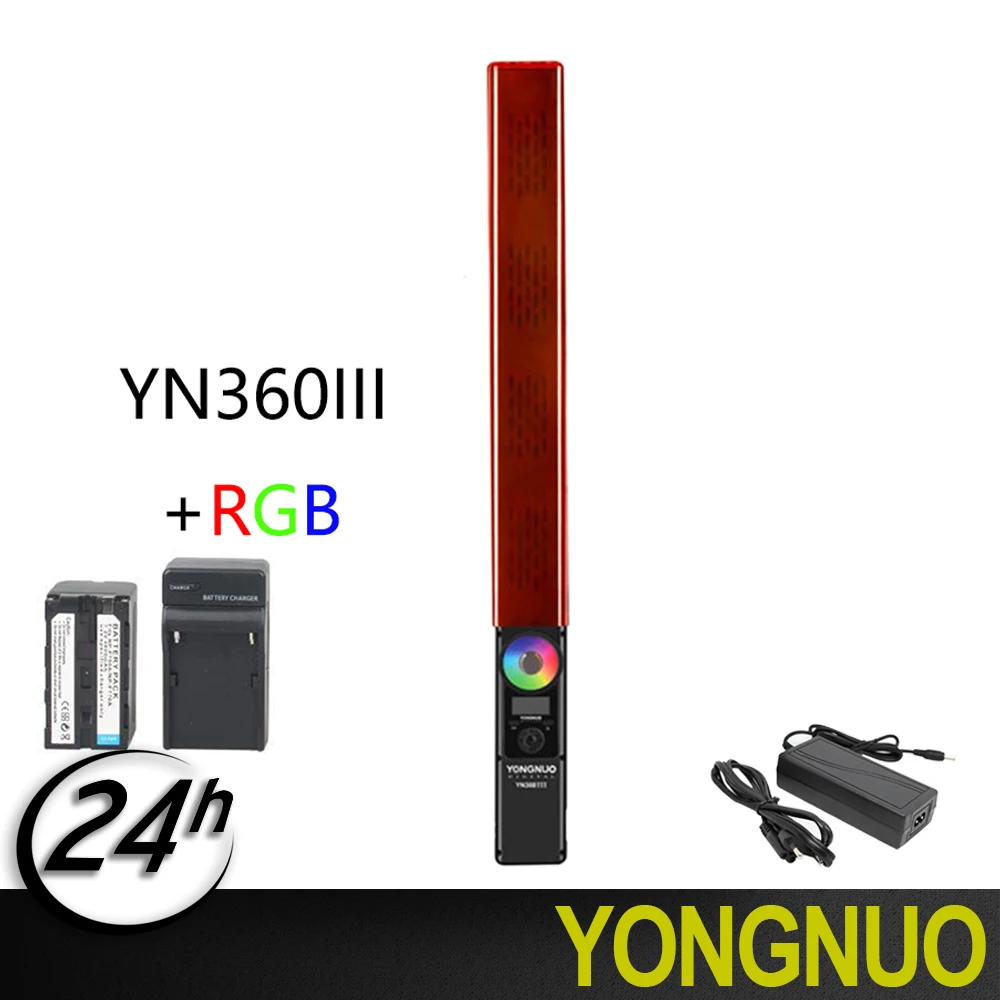 YONGNUO YN360 III YN360III ручной светодиодный видео свет сенсорная Регулировка Bi-colo 3200k до