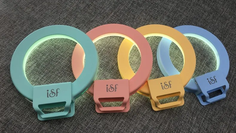 ISF, очаровательные глаза, смартфон, светодиодный, кольцо, селфи светильник, ночная тьма, селфи, улучшенная фотография для iPhone 5, 6, 7 Plus, samsung, мобильный