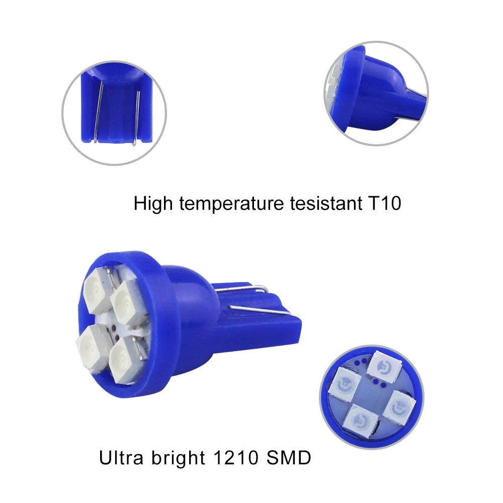 DXZ 1X T10 W5W светодиодный Canbus 194 168 автомобильный интерьерный светильник клиновидная