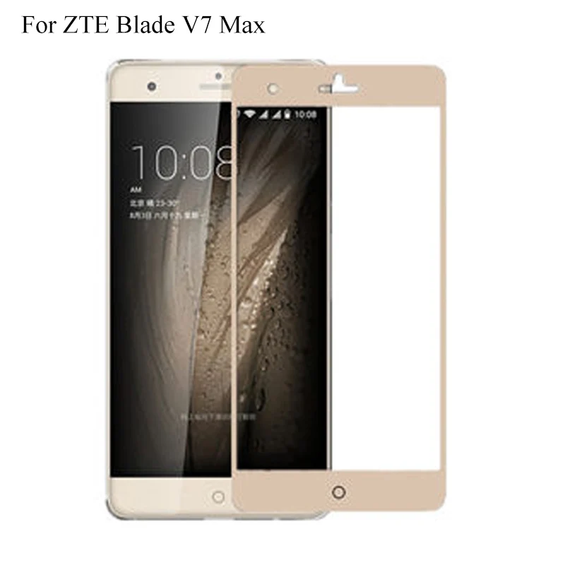 Для zte лезвие V7 Max Стекло закаленное Полное покрытие пленка для Максимальная