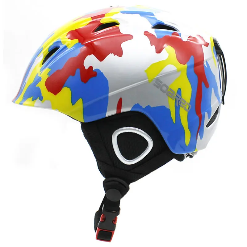 SOARED горячая Распродажа лыжный шлем интегрированный Детский Зимний безопасный