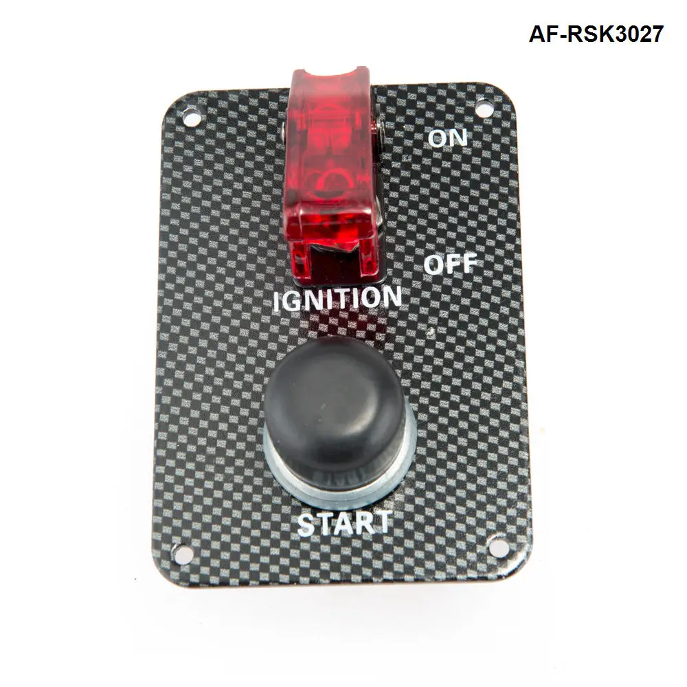 Панель переключателя для запуска двигателя из углеродного волокна|racing switch|switch