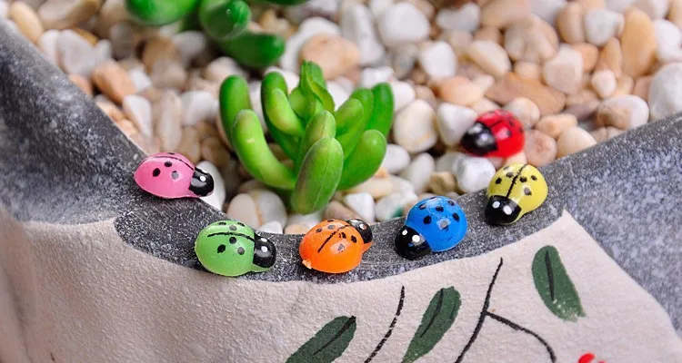 Леди Багз насекомые битл Фея Сад миниатюрные гномы моховые террариумы изделия из