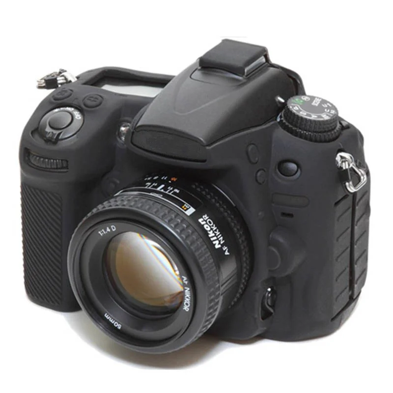 Мягкая силиконовая резина защитный Камера чехол для Nikon D7000 цифровой Камера черный Цвет