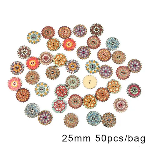 Gear Shape 25mm 50 шт., 15/20/25 мм пуговицы из натурального дерева круглая Шестерня спираль пришивания пуговиц Скрапбукинг 2 отверстия Аксессуары для DIY Детская пустышка на цепочке с прищепкой - Цвет: Gear Shape 25mm